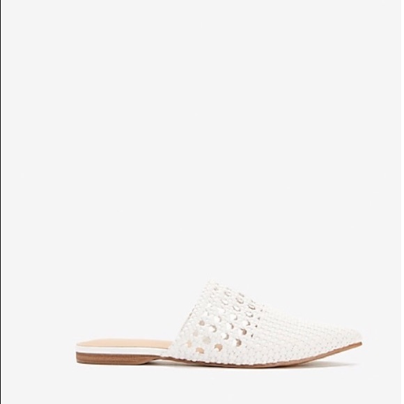 Express Woven Pointed Toe Mules - Picture 3 of 4